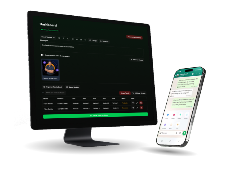 WhatsApp Sender Dashboard